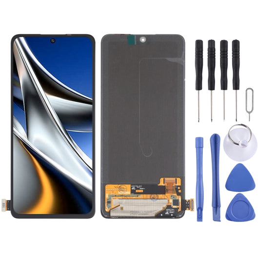 AMOLED Material Original LCD Screen and Digitizer Full Assembly for Xiaomi Poco X4 Pro 5G - LCD Screen by buy2fix | Online Shopping UK | buy2fix