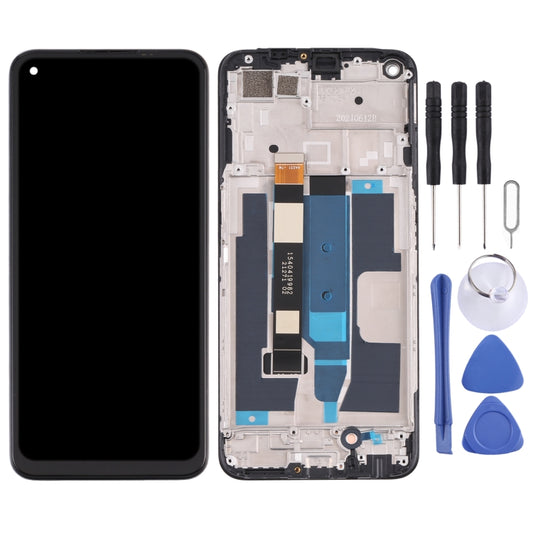 LCD Screen and Digitizer Full Assembly with Frame for OPPO Realme 8 5G(Black) - LCD Screen by buy2fix | Online Shopping UK | buy2fix