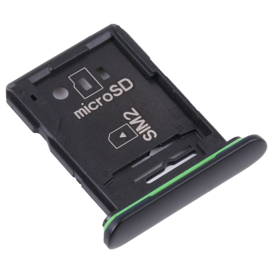 Original SIM Card Tray + SIM Card Tray / Micro SD Card Tray for Sony Xperia 10 III(Black) - Card Tray by buy2fix | Online Shopping UK | buy2fix