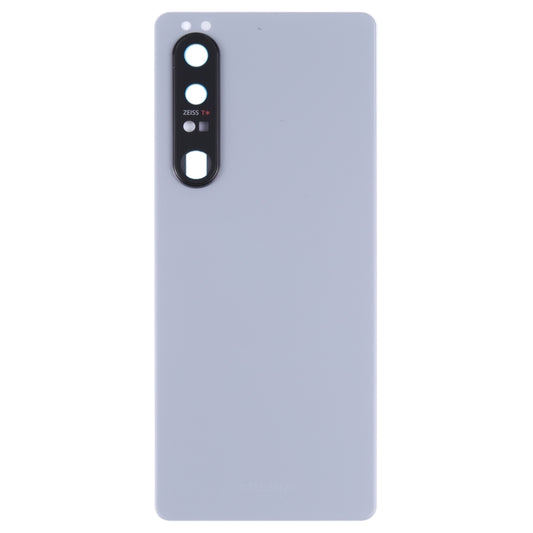 Original Battery Back Cover with Camera Lens for Sony Xperia 1 III(Silver) - Back Cover by buy2fix | Online Shopping UK | buy2fix