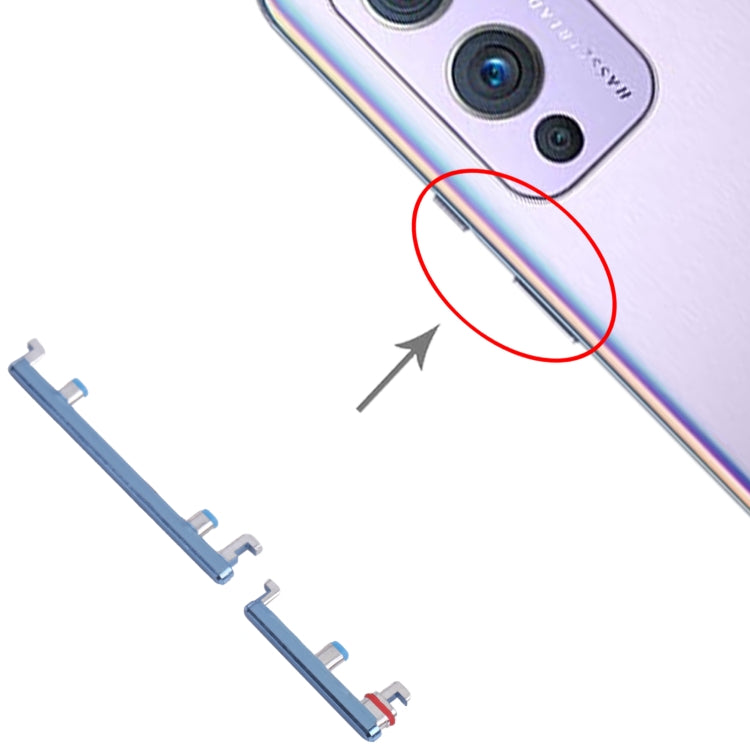 For OnePlus 9 Original Power Button and Volume Control Button (Blue) - Home key & Side Key by buy2fix | Online Shopping UK | buy2fix
