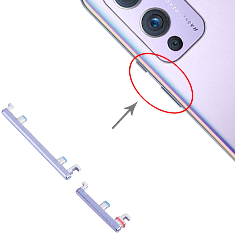 For OnePlus 9 Original Power Button and Volume Control Button (Purple) - Home key & Side Key by buy2fix | Online Shopping UK | buy2fix