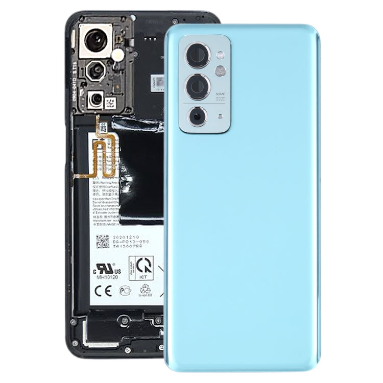 For OnePlus 9RT 5G MT2110 MT2111 Original Glass Battery Back Cover with Camera Lens (Blue) - Back Cover by buy2fix | Online Shopping UK | buy2fix