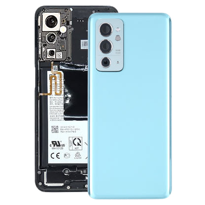 For OnePlus 9RT 5G MT2110 MT2111 Original Glass Battery Back Cover with Camera Lens (Blue) - Back Cover by buy2fix | Online Shopping UK | buy2fix