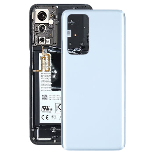 For OnePlus 9RT 5G MT2110 MT2111  Original Glass Battery Back Cover(Silver) - Back Cover by buy2fix | Online Shopping UK | buy2fix