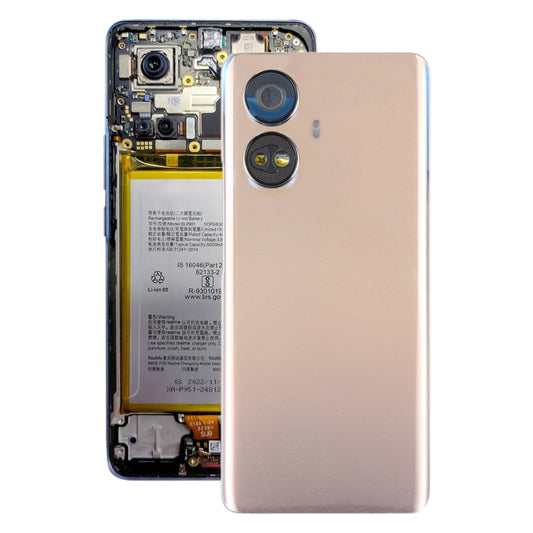 For Realme 10 Pro+ Original Battery Back Cover(Gold) - Back Cover by buy2fix | Online Shopping UK | buy2fix