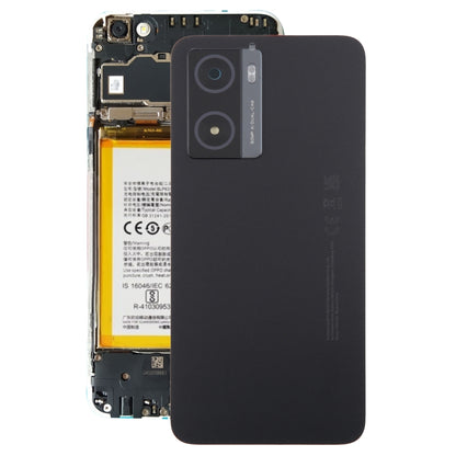 For OPPO A77s Original Battery Back Cover with Camera Lens Cover(Black) - Back Cover by buy2fix | Online Shopping UK | buy2fix