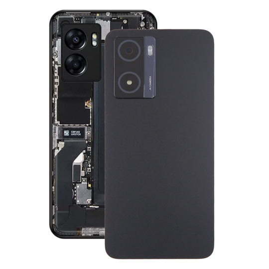For OPPO A57 5G Original Battery Back Cover with Camera Lens Frame(Black)