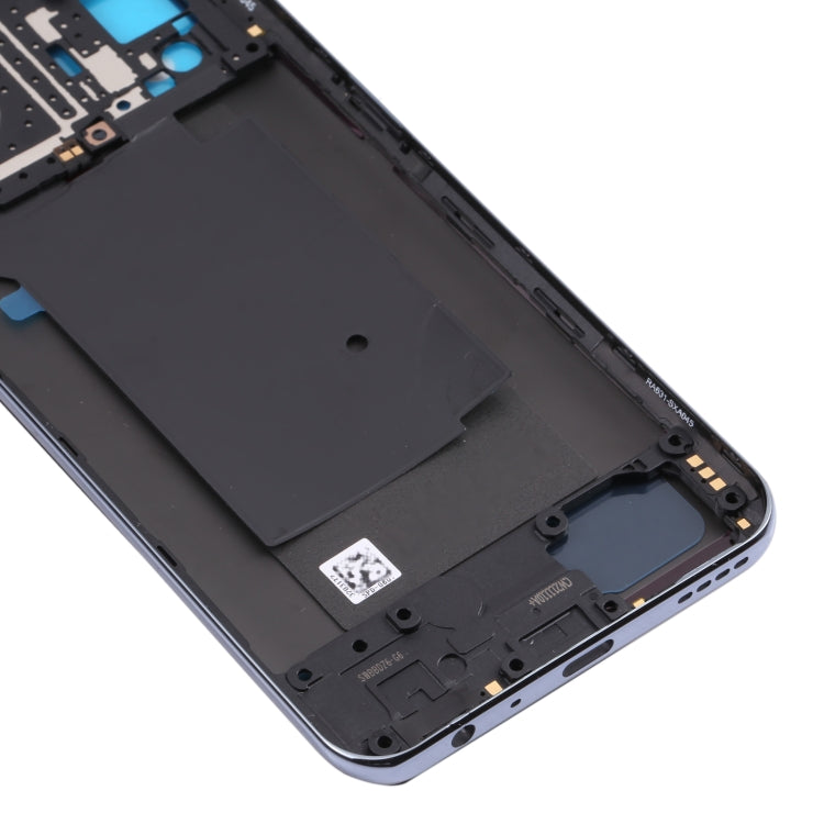 For OPPO Realme GT Neo RMX3031 Middle Frame Bezel Plate + Battery Back Cover (Black) - Frame Bezel Plate by buy2fix | Online Shopping UK | buy2fix