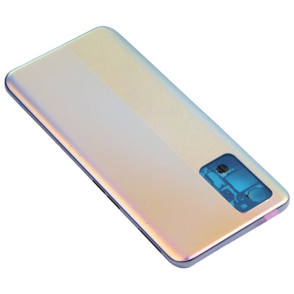 For OPPO Realme GT Neo RMX3031 Middle Frame Bezel Plate + Battery Back Cover (Silver) - Frame Bezel Plate by buy2fix | Online Shopping UK | buy2fix