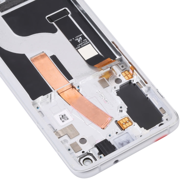 Original AMOLED LCD Screen for Asus Zenfone 8 ZS590KS Digitizer Full Assembly with Frame（Silver) - LCD Screen by buy2fix | Online Shopping UK | buy2fix