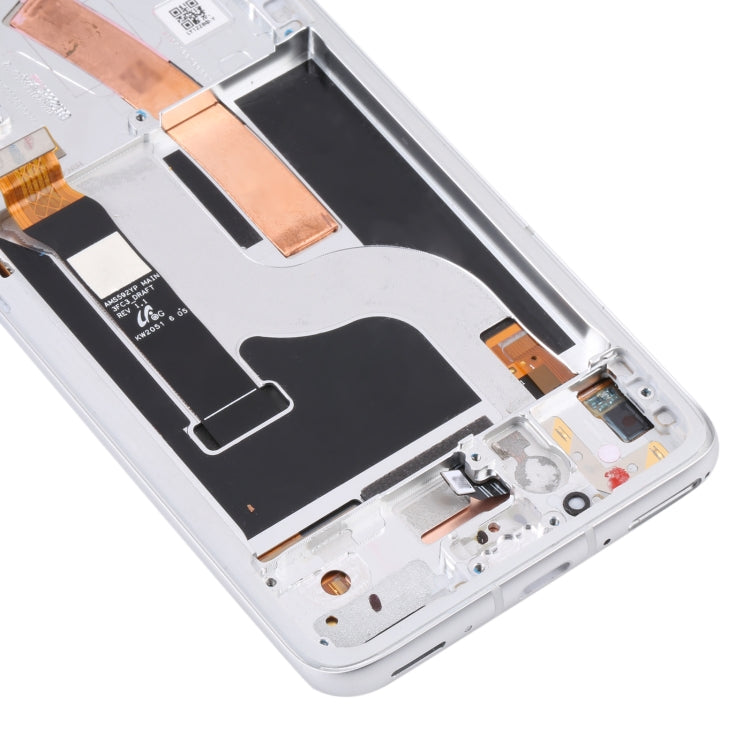 Original AMOLED LCD Screen for Asus Zenfone 8 ZS590KS Digitizer Full Assembly with Frame（Silver) - LCD Screen by buy2fix | Online Shopping UK | buy2fix