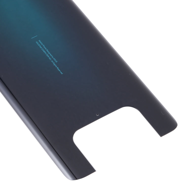Glass Battery Back Cover for Asus Zenfone 7 Pro ZS671KS(Jet Black) - Back Cover by buy2fix | Online Shopping UK | buy2fix