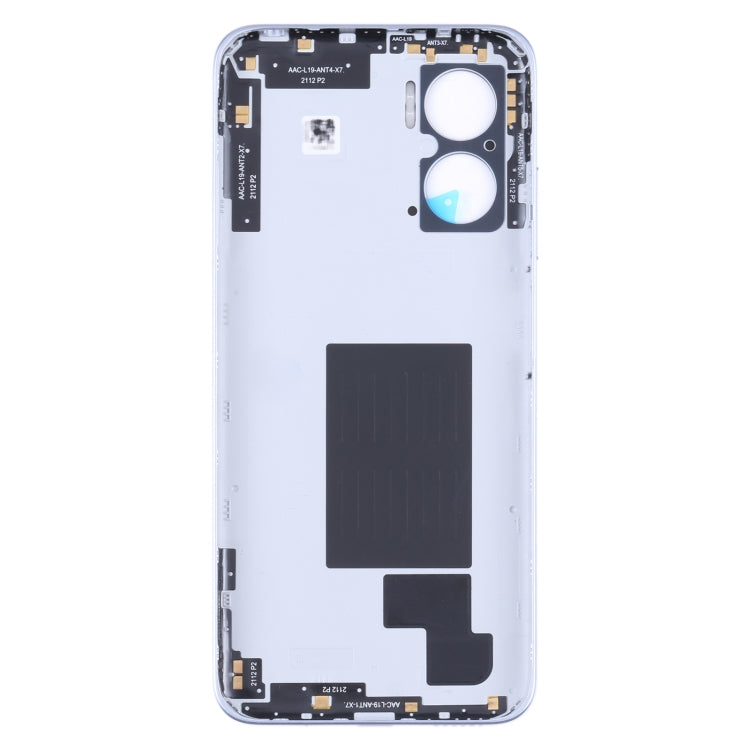 Original Battery Back Cover for Xiaomi Redmi Note 11E(Silver) - Back Cover by buy2fix | Online Shopping UK | buy2fix