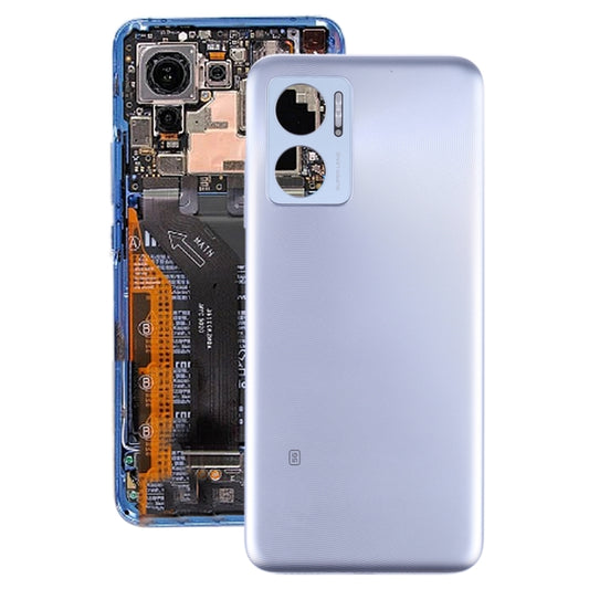 Original Battery Back Cover for Xiaomi Redmi Note 11E(Silver) - Back Cover by buy2fix | Online Shopping UK | buy2fix