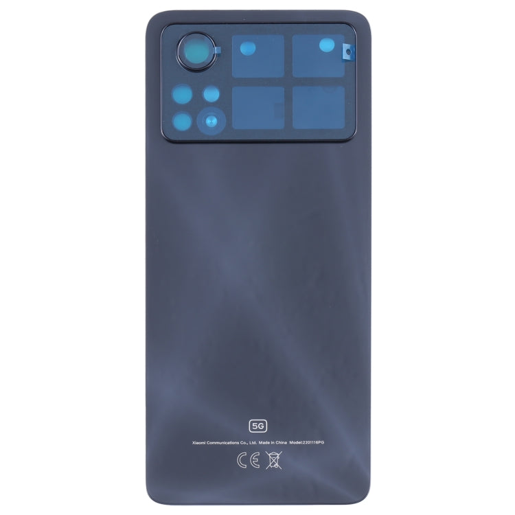 Original Battery Back Cover for Xiaomi Poco X4 Pro 5G (Black) - Back Cover by buy2fix | Online Shopping UK | buy2fix