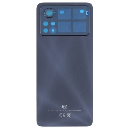 Original Battery Back Cover for Xiaomi Poco X4 Pro 5G (Black) - Back Cover by buy2fix | Online Shopping UK | buy2fix