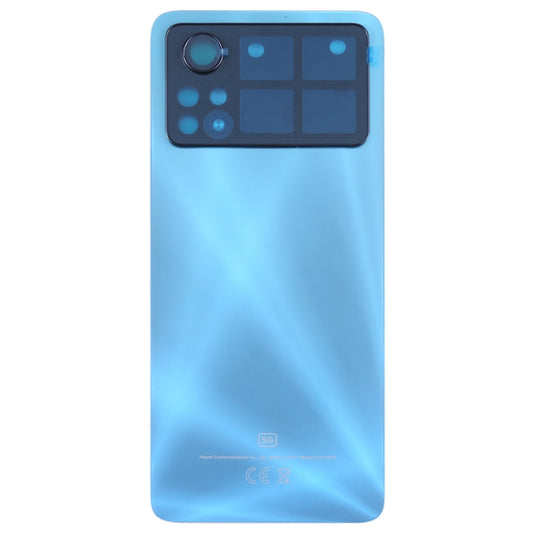 Original Battery Back Cover for Xiaomi Poco X4 Pro 5G (Blue) - Back Cover by buy2fix | Online Shopping UK | buy2fix