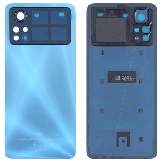 Original Battery Back Cover for Xiaomi Poco X4 Pro 5G (Blue) - Back Cover by buy2fix | Online Shopping UK | buy2fix