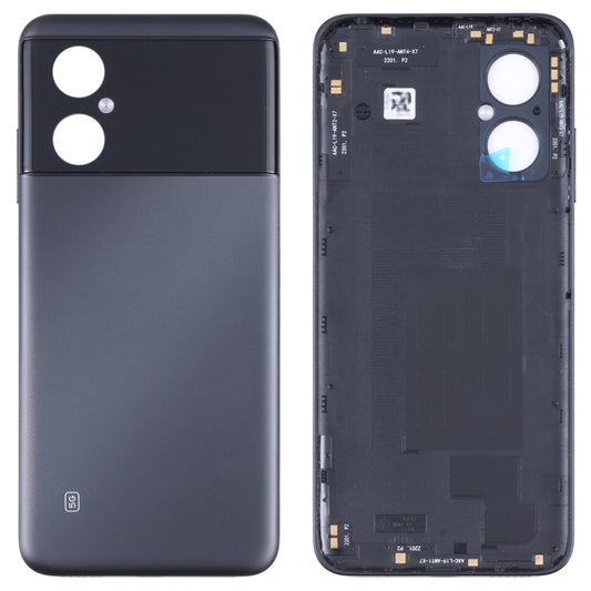 Original Battery Back Cover for Xiaomi Poco M4 5G / Poco M4 5G (India) / Redmi Note 11R(Black) - Back Cover by buy2fix | Online Shopping UK | buy2fix