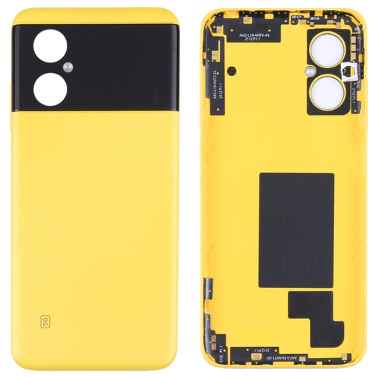 Original Battery Back Cover for Xiaomi Poco M4 5G / Poco M4 5G (India) / Redmi Note 11R(Yellow) - Back Cover by buy2fix | Online Shopping UK | buy2fix