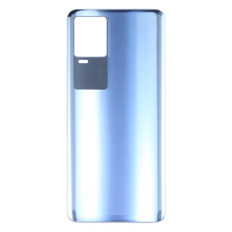 For vivo iQOO 7 V2049A I2009 Glass Battery Back Cover (Blue) - Back Cover by buy2fix | Online Shopping UK | buy2fix