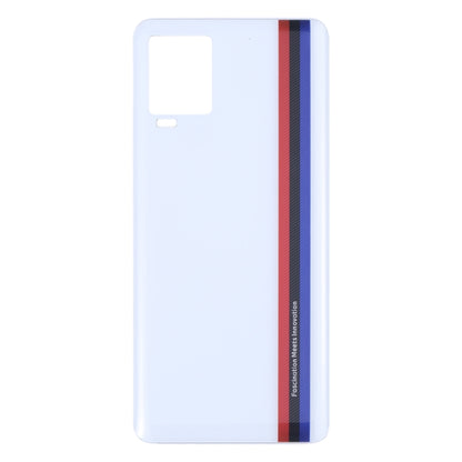 For vivo iQOO 7 V2049A I2009 Glass Battery Back Cover (White) - Back Cover by buy2fix | Online Shopping UK | buy2fix