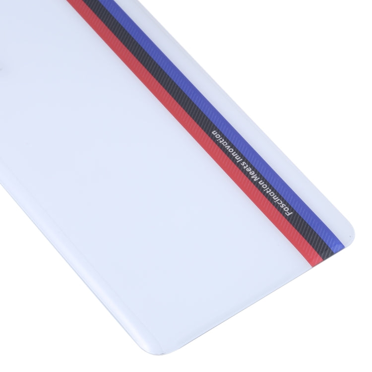 For vivo iQOO 7 V2049A I2009 Glass Battery Back Cover (White) - Back Cover by buy2fix | Online Shopping UK | buy2fix