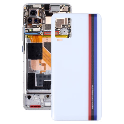 For vivo iQOO 7 V2049A I2009 Glass Battery Back Cover (White) - Back Cover by buy2fix | Online Shopping UK | buy2fix