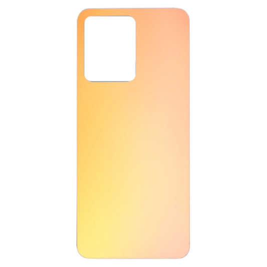 For vivo S12 / V23 5G V2162A V2130 Glass Battery Back Cover (Yellow) - Back Cover by buy2fix | Online Shopping UK | buy2fix