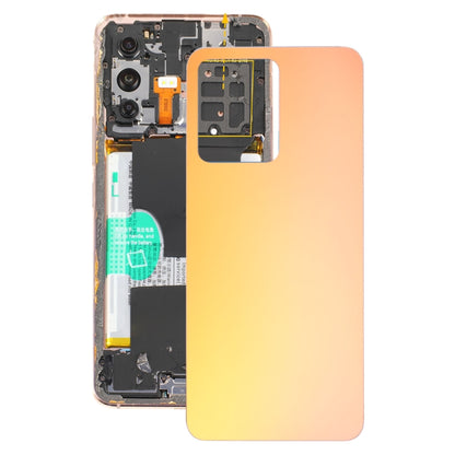 For vivo S12 / V23 5G V2162A V2130 Glass Battery Back Cover (Yellow) by buy2fix