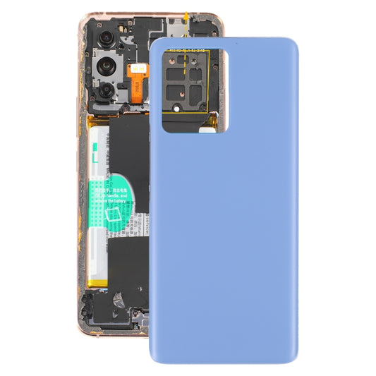 For vivo S12 Pro / V23 Pro V2163A V2132 Glass Battery Back Cover (Blue) - Back Cover by buy2fix | Online Shopping UK | buy2fix