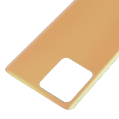 For vivo S12 Pro / V23 Pro V2163A V2132 Glass Battery Back Cover (Yellow) - Back Cover by buy2fix | Online Shopping UK | buy2fix