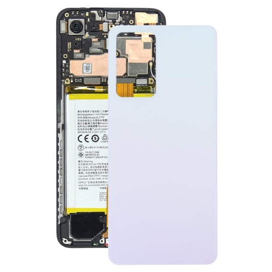 For OPPO Reno7 Pro 5G Glass Battery Back Cover (Pink) - Back Cover by buy2fix | Online Shopping UK | buy2fix