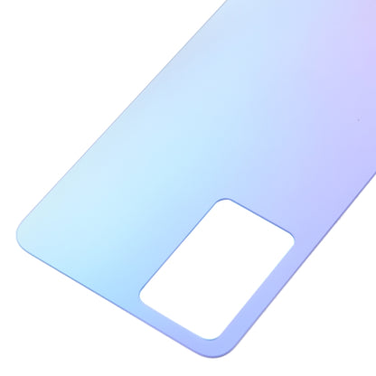 For OPPO Reno7 Pro 5G Glass Battery Back Cover (Blue) by buy2fix