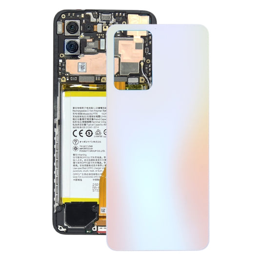 For OPPO Reno7 5G China Glass Battery Back Cover (Pink) - Back Cover by buy2fix | Online Shopping UK | buy2fix