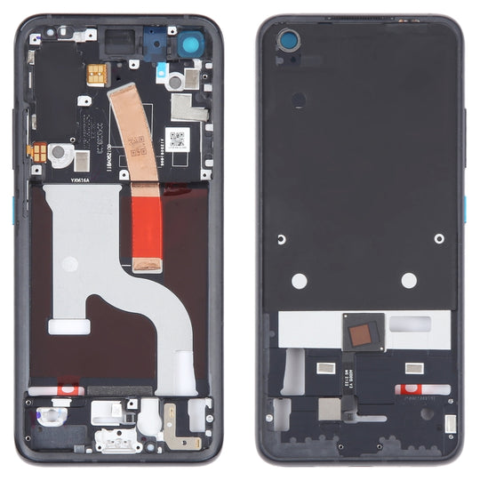 Pour Asus Zenfone 8 ZS 590KS-2A007EU I006D plaque de cadre central (noir)