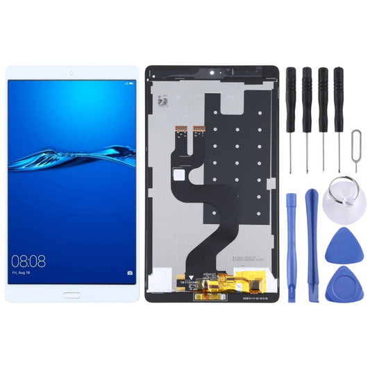 Original LCD Screen for Huawei MediaPad M3 8.4 BTV-W09/BTV-DL09 Digitizer Full Assembly with Fingerprint (White) - LCD Screen by buy2fix | Online Shopping UK | buy2fix