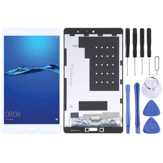 Original LCD Screen for Huawei MediaPad M3 Lite 8.0 CPN-W09 with Digitizer Full Assembly(White) - LCD Screen by buy2fix | Online Shopping UK | buy2fix