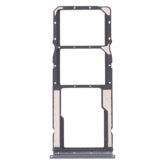 SIM Card Tray + SIM Card Tray + Micro SD card tray for Xiaomi Redmi 10/Redmi 10 Prime/Redmi Note 11 4G/Redmi 10 2022 (Black) - Card Tray by buy2fix | Online Shopping UK | buy2fix
