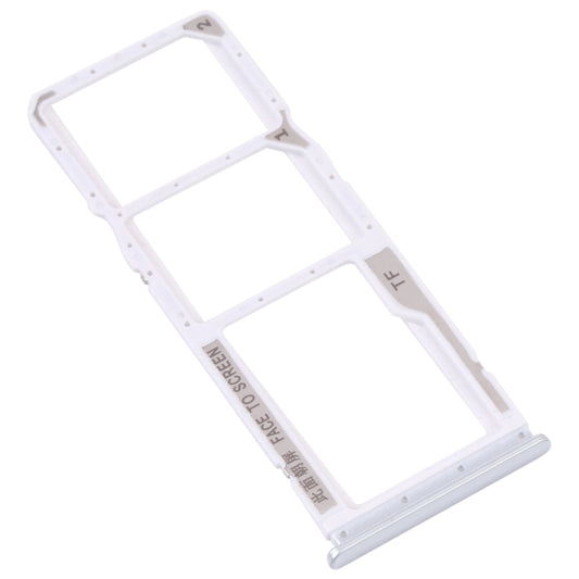 SIM Card Tray + SIM Card Tray + Micro SD card tray for Xiaomi Redmi 10/Redmi 10 Prime/Redmi Note 11 4G/Redmi 10 2022 (White) - Card Tray by buy2fix | Online Shopping UK | buy2fix