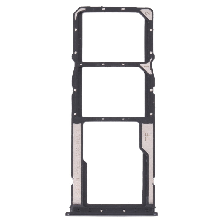 SIM Card Tray + SIM Card Tray + Micro SD card tray for Xiaomi Redmi Note 11 4G / Redmi Note 11S 4G(Black) - Card Tray by buy2fix | Online Shopping UK | buy2fix