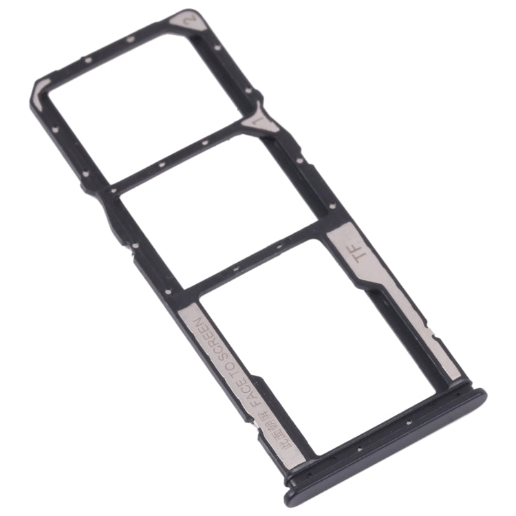 SIM Card Tray + SIM Card Tray + Micro SD card tray for Xiaomi Redmi Note 11 4G / Redmi Note 11S 4G(Black) - Card Tray by buy2fix | Online Shopping UK | buy2fix