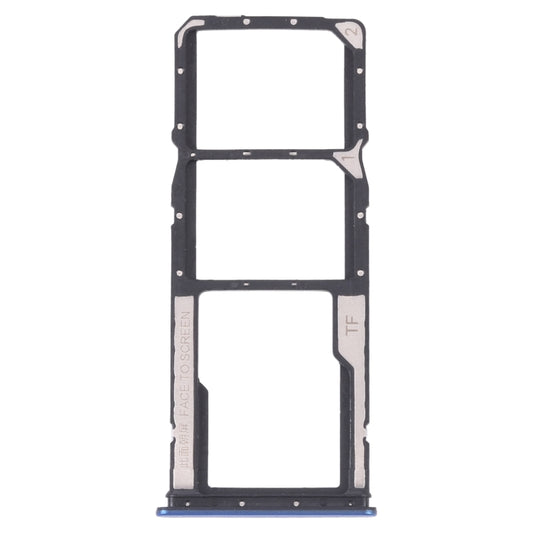 SIM Card Tray + SIM Card Tray + Micro SD card tray for Xiaomi Redmi Note 11 4G / Redmi Note 11S 4G(Dark Blue) - Card Tray by buy2fix | Online Shopping UK | buy2fix