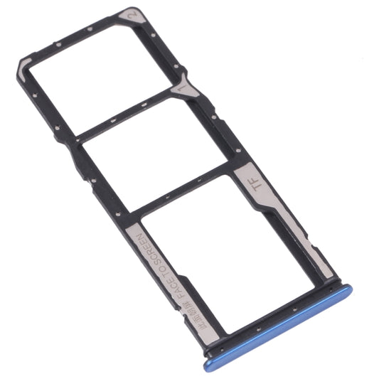 SIM Card Tray + SIM Card Tray + Micro SD card tray for Xiaomi Redmi Note 11 4G / Redmi Note 11S 4G(Dark Blue) - Card Tray by buy2fix | Online Shopping UK | buy2fix