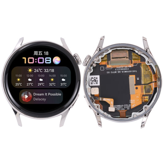 Original LCD Screen and Digitizer Full Assembly With Frame for Huawei Watch 3(Silver) - For Huawei by buy2fix | Online Shopping UK | buy2fix