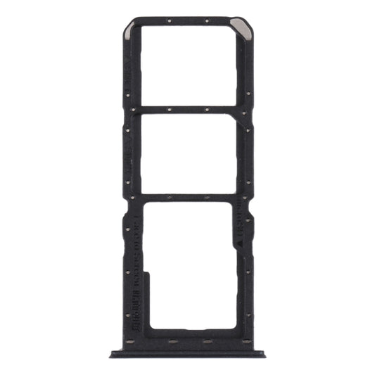 For OPPO Reno2 Z/Reno2 F  SIM Card Tray + SIM Card Tray + Micro SD card tray (Black) - Card Tray by buy2fix | Online Shopping UK | buy2fix