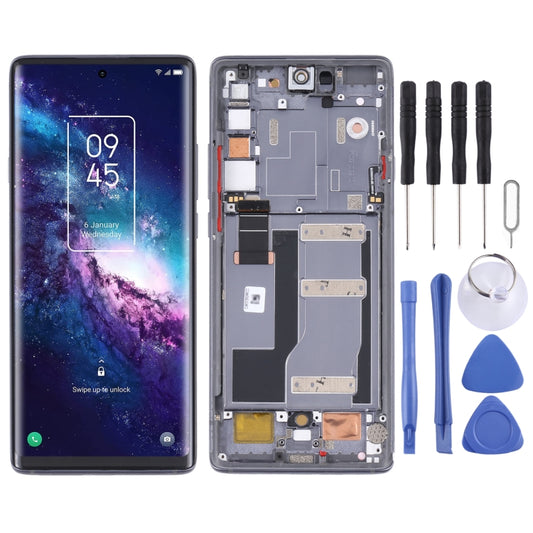 Original LCD Screen for TCL 20 Pro 5G T810H Digitizer Full Assembly with Frame (Black) - For TCL by buy2fix | Online Shopping UK | buy2fix