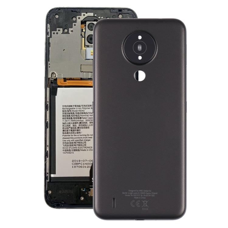 Original Battery Back Cover for Nokia 1.4(Black) - Back Cover by buy2fix | Online Shopping UK | buy2fix