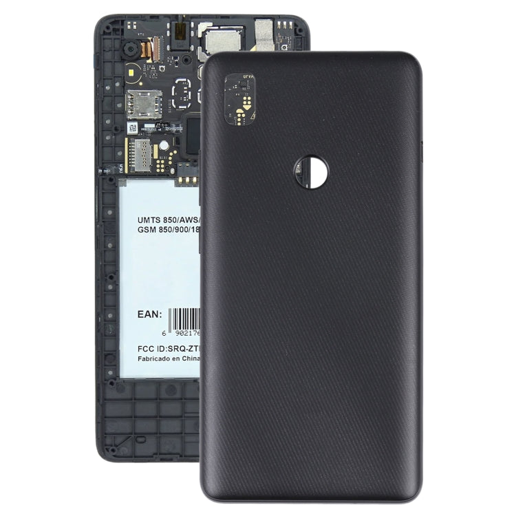 With Hole Battery Back Cover for ZTE Blade L210(Grey) - For ZTE by buy2fix | Online Shopping UK | buy2fix